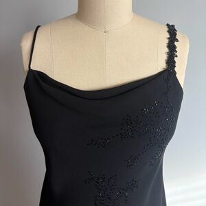 Jones New York Black One Shoulder Dress